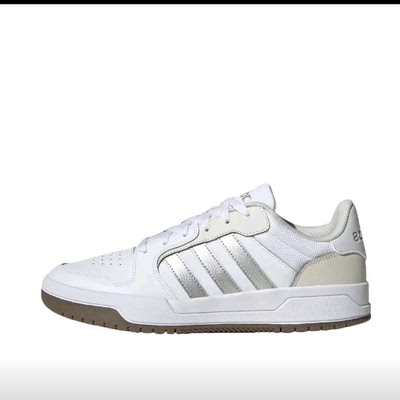 板正体育adidas neo Entrap 白黑 低帮 防滑休闲板鞋 JP995