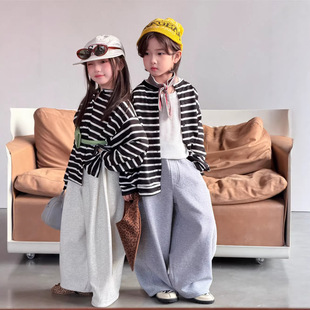 2026夏季新款韩版儿童百搭防晒薄款针织开衫男女童百搭条纹小外套