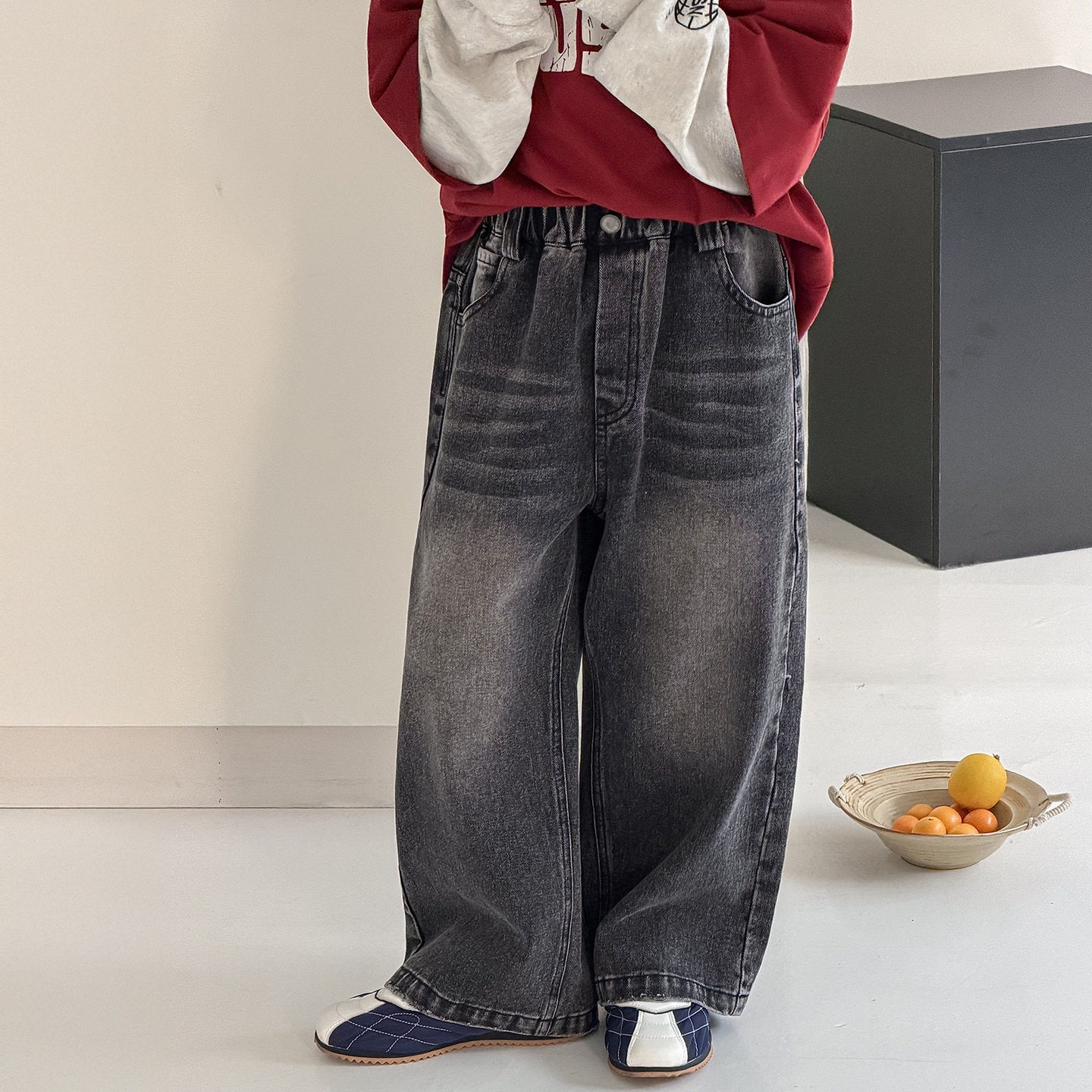 棉小铺男童牛仔裤儿童春季韩版2026新款宽松直筒宝宝潮酷童装裤子,童装/婴儿装/亲子装,儿童牛仔裤,淘宝优惠券,粉丝福利购,淘宝优惠卷