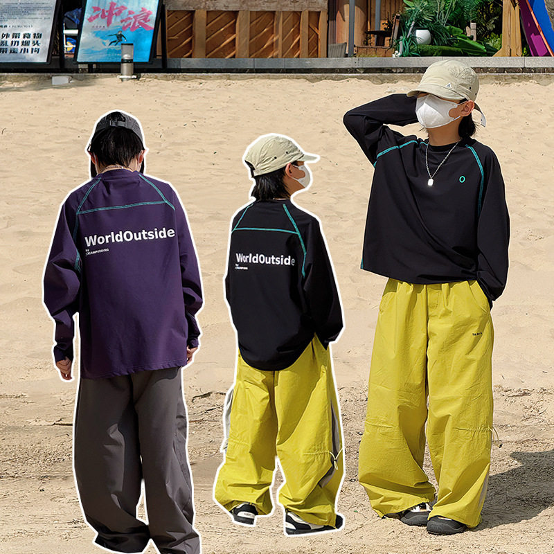 宝多童装儿童男童长袖T恤2026新春装胖宝宝户外运动服中大童打底,童装/婴儿装/亲子装,T恤,淘宝优惠券,粉丝福利购,淘宝优惠卷