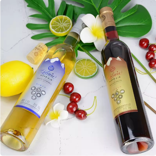 冰白葡萄酒500mL甘肃特产祁连传奇冰白葡萄酒冰红葡萄酒精品冰酒