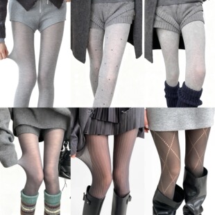 秋季半透肉显瘦纯欲薄棉连裤袜百搭辣妹搭长靴袜miu系叠穿打底袜