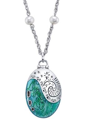 《海洋奇缘》莫阿娜MOANA海星珐琅吊坠可开合项链动漫周边首饰品