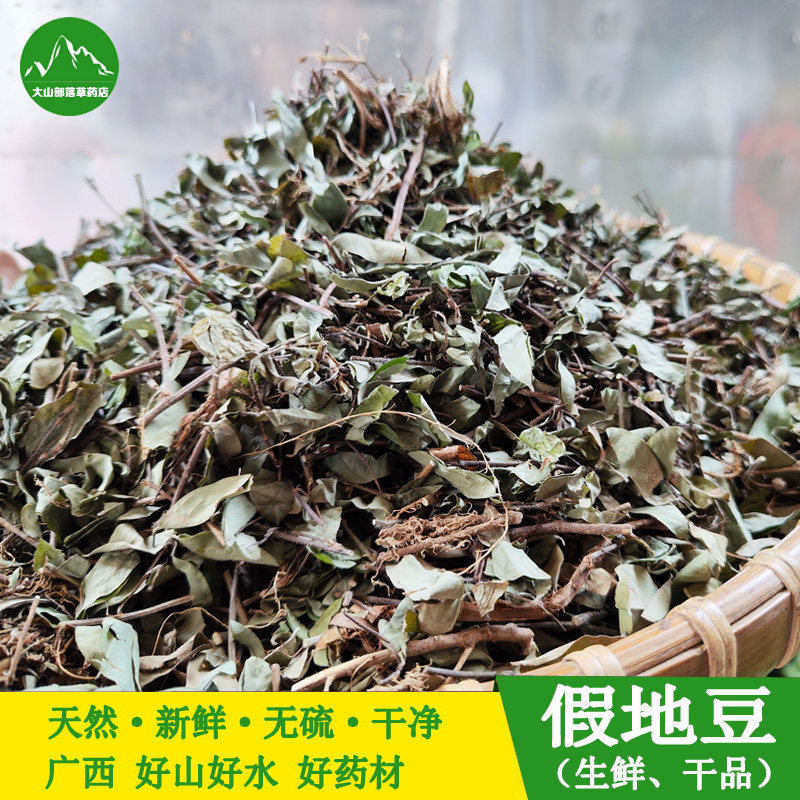 新晒假地豆中草药地豆草野花生广西青草药狗尾花  细叶假花生