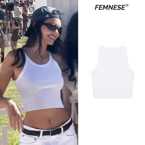 肯豆KendallJenner同款背心女夏