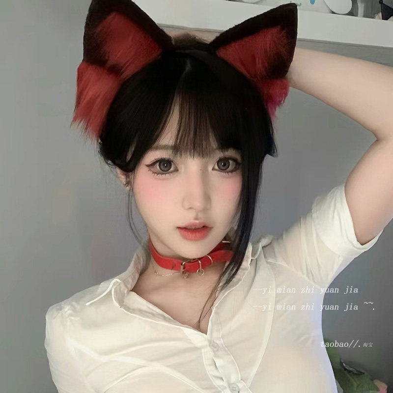 Lolita狼耳发箍猫兽耳二次元cos