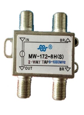 鑫迈威MW-172HS有线电视机2分支器分配混合调制器高频信号接收头