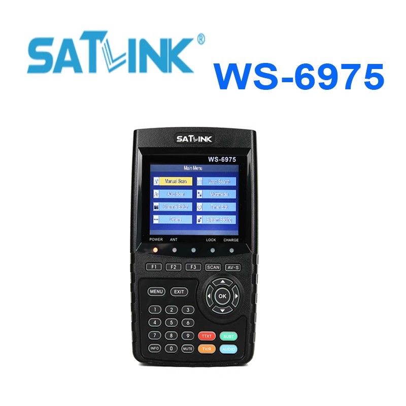 SATLINK WS-6975 DVB-T2/T Finder寻星仪台湾HBS-7000数位DB表