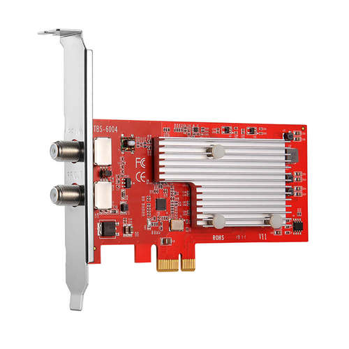 TBS6004 DVB-C 4路有线QAM调制卡TBS-6004电视CMA数据加密接收卡