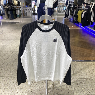 Adidas/阿迪达斯男圆领长袖T恤