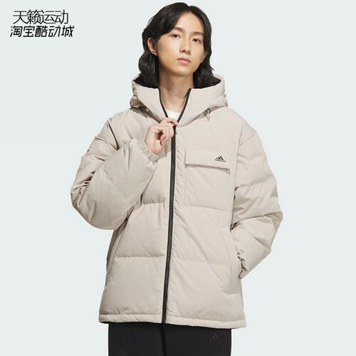 阿迪达斯正品全新运动休闲羽绒服