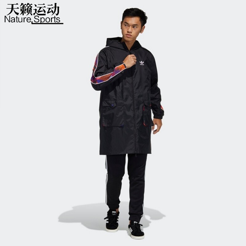 阿迪达斯新款男外套休闲夹克