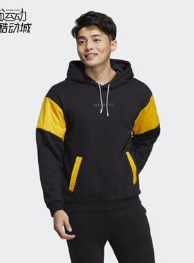 阿迪达斯NEO男加绒运动休闲连帽套头衫卫衣HG5257-H45205-HU0414