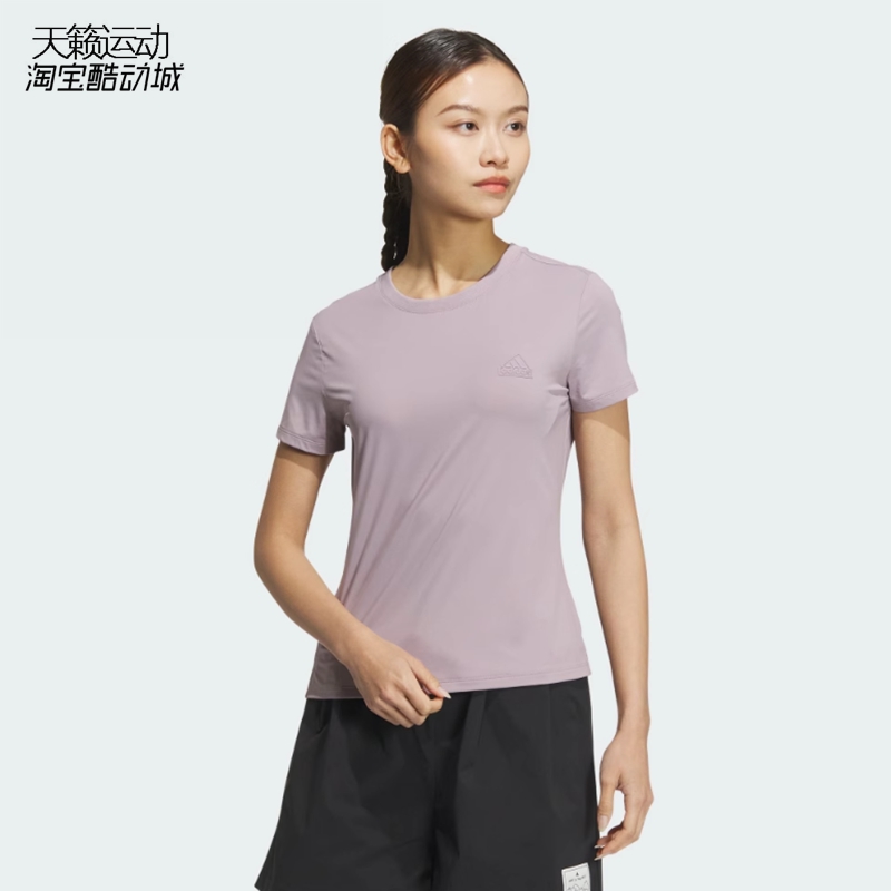 阿迪达斯女子圆领短袖T恤