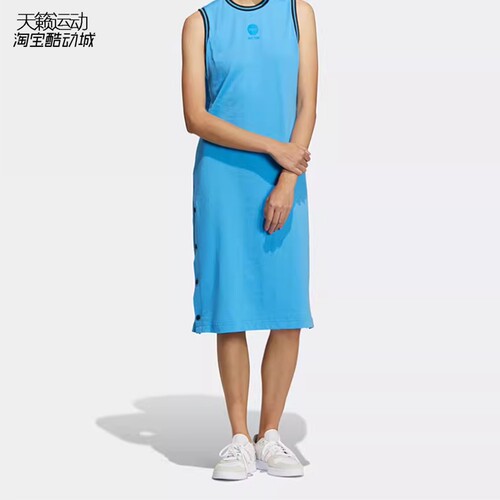 阿迪达斯女圆领连衣裙
