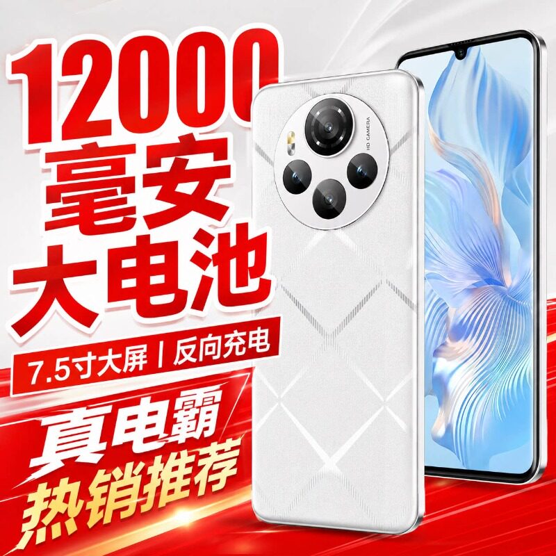 骑手外卖员电霸12000毫安大容量电池全网通5G超长待机OTG反向充电