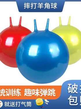 心理咨询室情绪释放减压发泄器材套装健身成人儿童羊角摔打宣泄球