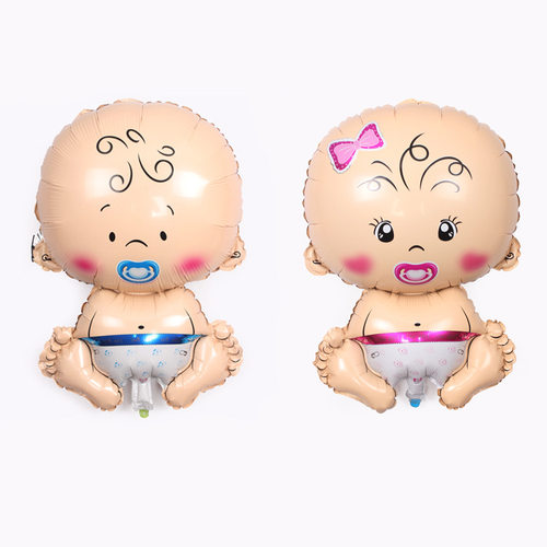 Lovely Baby Foil Balloon Girl Boy 1st Birthday Party Kids
