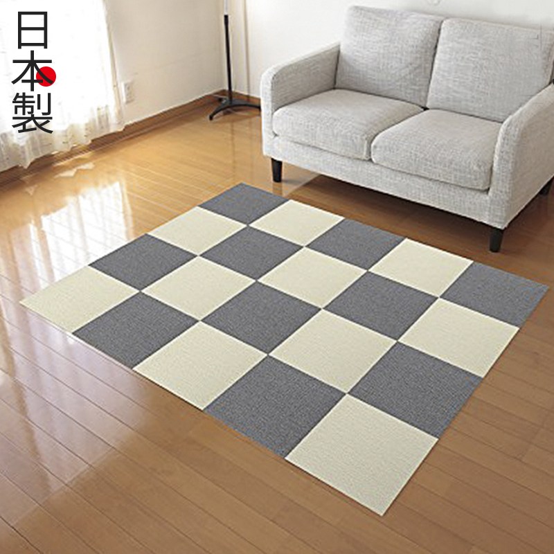 日本进口可清洗毯拼接地垫客厅卧室免胶防滑地板垫防水宝宝爬爬垫