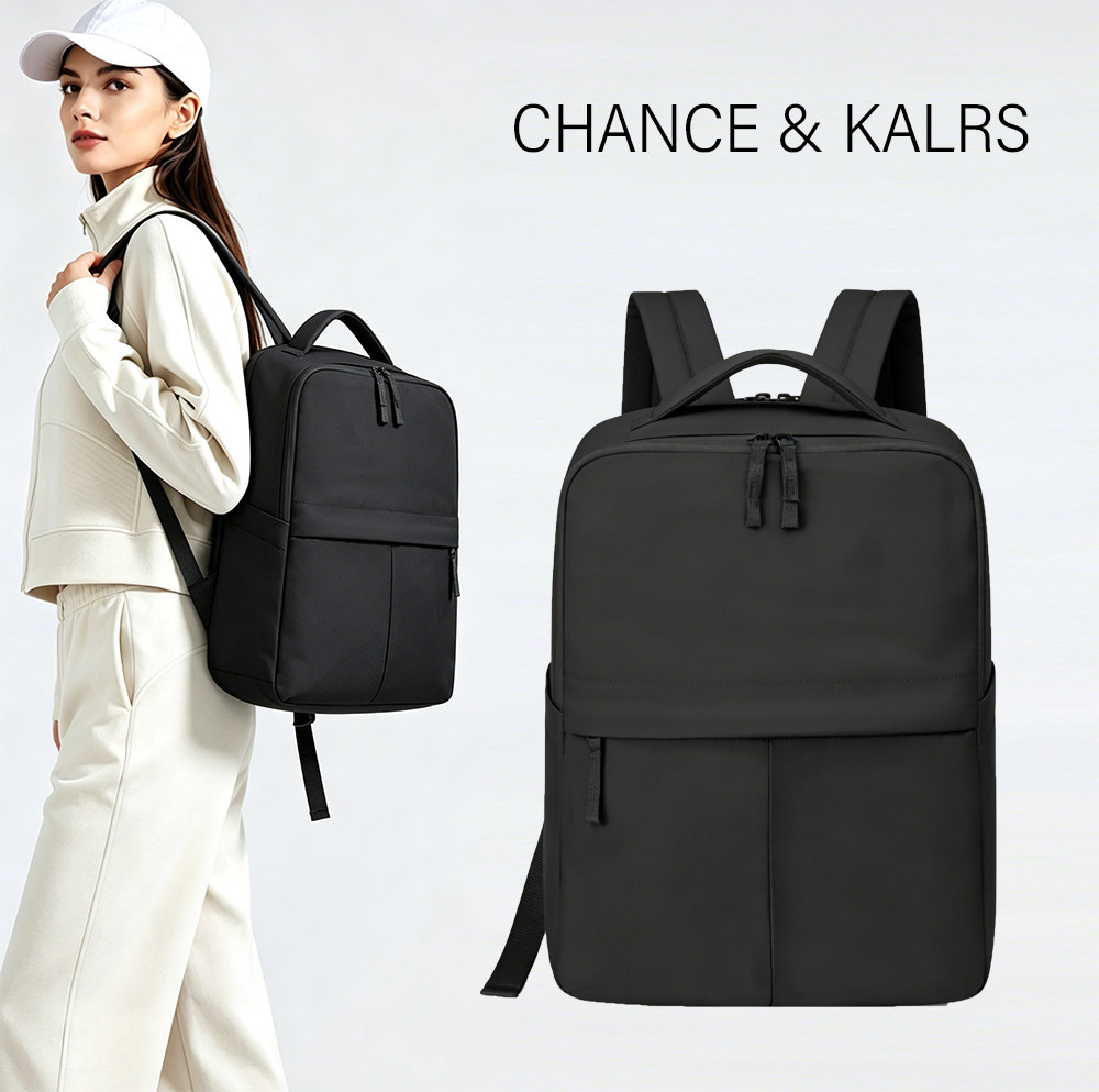 Chance&Karls新款双肩包男女双肩电脑包大容量尼龙轻便旅行背包女