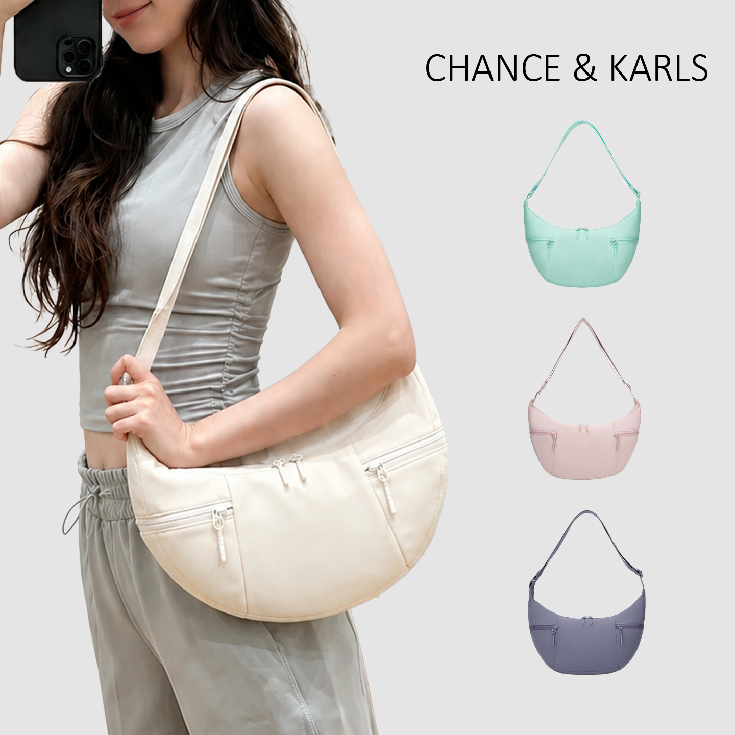 CHANCE&KARLS2026女士斜挎包