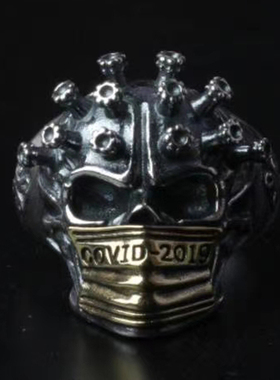 纪念2020新冠疫情戒指925纯银