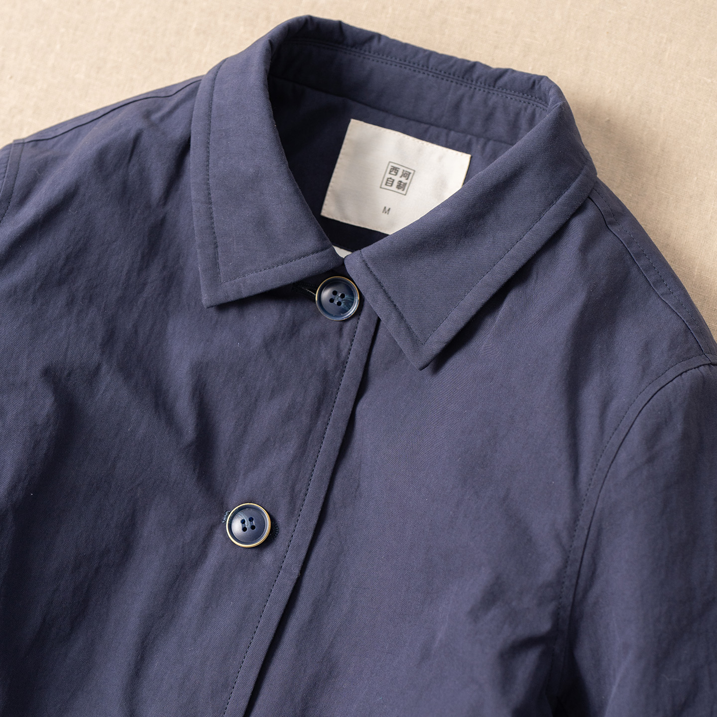 近江晒莼棉夹棉中长款棉服外套女