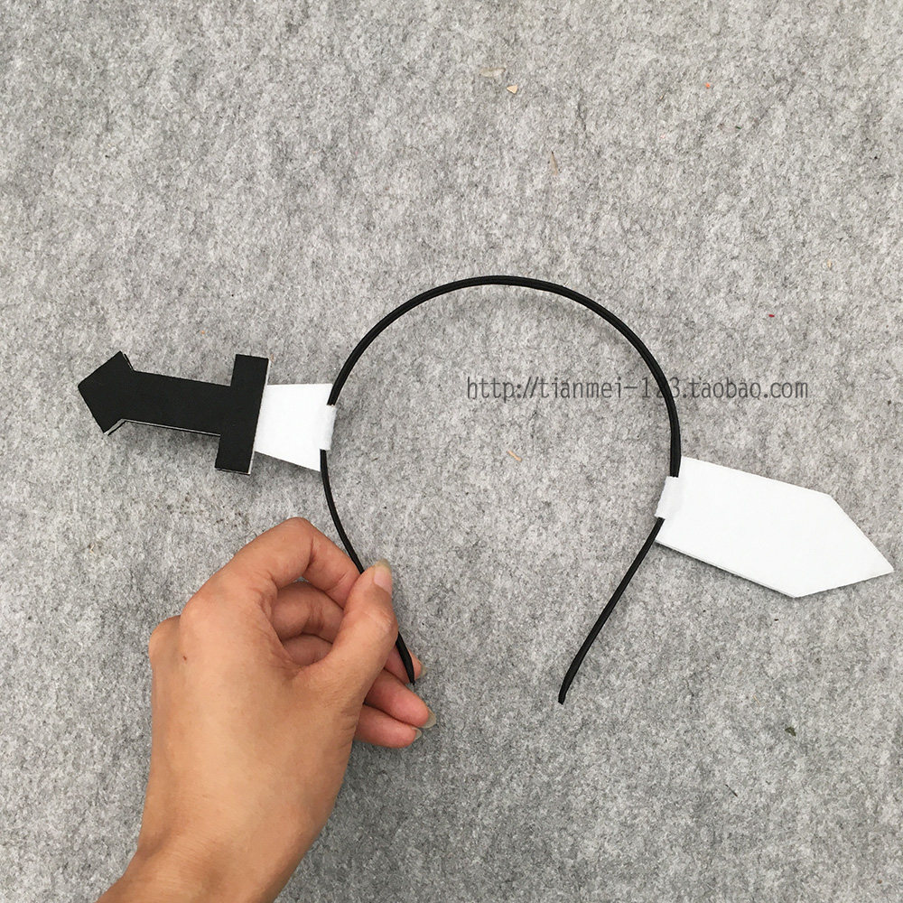 趣味个性小辫儿女生恶搞仿真发箍