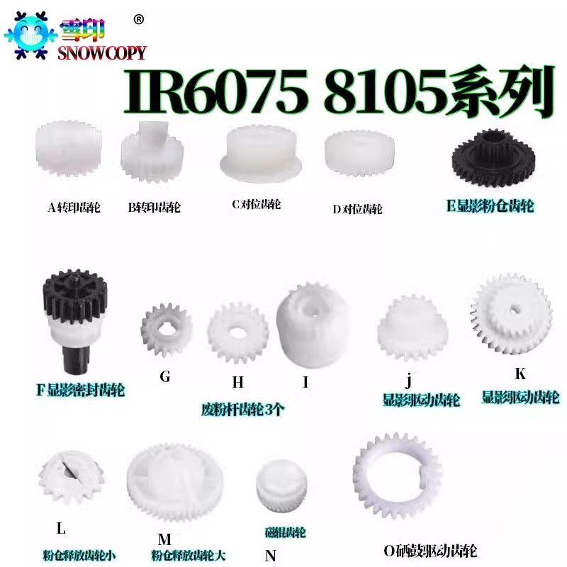 适用佳能IR 6765废粉齿轮6275显影6555转印6565对位6575i齿轮6755