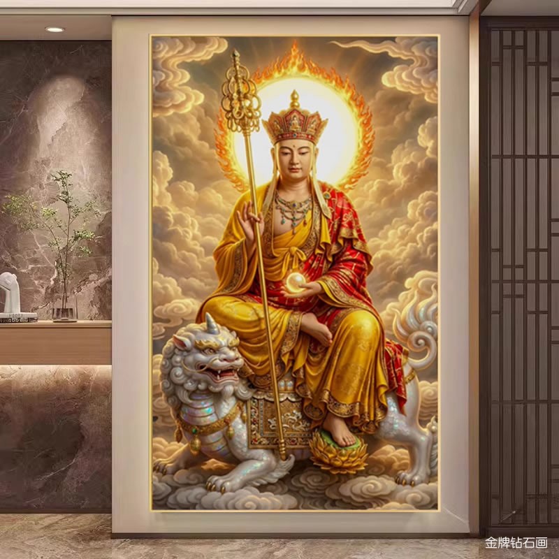 2026年新款钻石画地藏王菩萨佛像手工diy粘贴点钻十字绣客厅家用图片