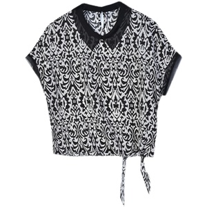 RM12825#重磅真丝短袖衬衫女士夏2023新款黑色显瘦宽松百搭桑蚕丝上衣