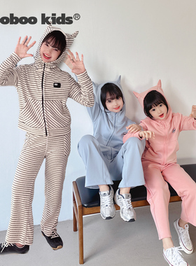 墨宝童装 MoobooKids_好穿版型利索不拖沓好运动的早春运动套装