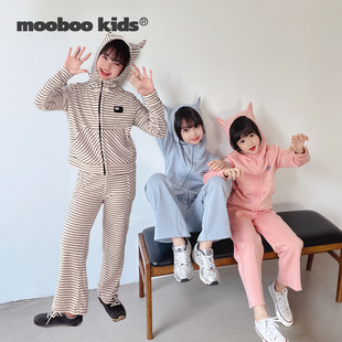 墨宝童装 MoobooKids_好穿版型利索不拖沓好运动的早春运动套装