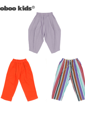 墨宝童装 MoobooKids_本期亮点满满裤子们(八角裤,条纹裤,橙色裤