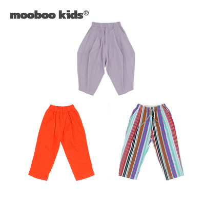 条纹裤子moobookids/墨宝童装