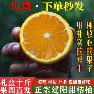 【新鲜秒发】正宗福建建阳桔柚甜心柚橘子当季新鲜水果非江西会昌