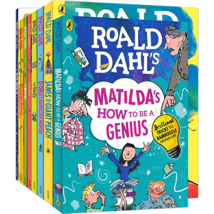 Roald Dahl Colour Edition The Twits James And The Giant Peach Esio Trot Matilda 罗尔德·达尔经典故事 全彩大开本 英文原版
