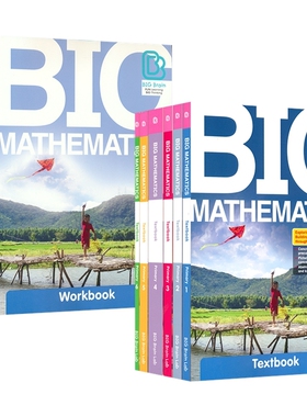 新加坡数学 SAP Big Mathematics 小学1-6年级 数学教材+练习册 CPA教学法 数学建模思维 大大数学系列 全彩教辅 英文原版进口