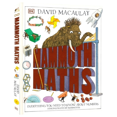 DK Mammoth Maths 猛犸象数学 儿童STEM创新思维培养读物 儿童趣味数学形状认知启蒙 小学数学 精装大开本 英文原版进口图书