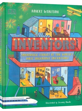 DK Inventors 发明家 超50位发明家故事 Robert Winston 精美摄影 手工绘图 儿童课外科普读物 精装大百科 英文原版图书