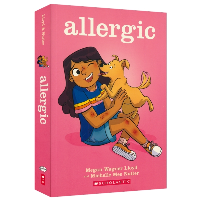 Allergic 过敏 漫画小说 桥梁书 青少年成长故事 英语课外读物 英文原版进口儿童图书
