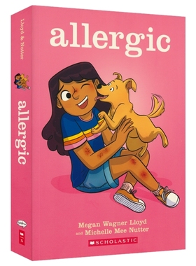 Allergic 过敏 漫画小说 桥梁书 青少年成长故事 英语课外读物 英文原版进口儿童图书