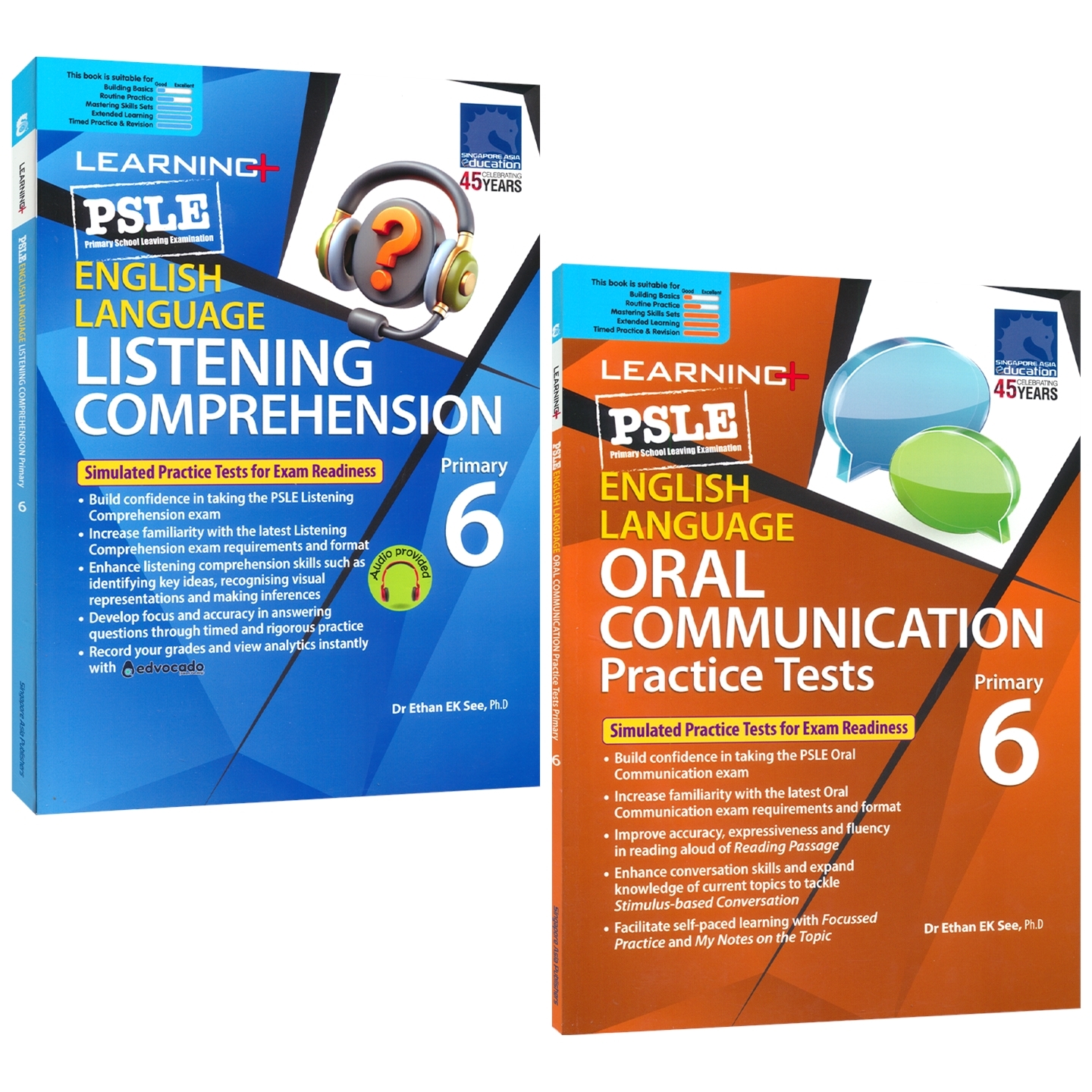 SAP 新加坡小六会考 英语听力与口语模拟题 Learning PSLE English Oral And Listening 小学6年级英语练习册 小升初教辅 英文原版