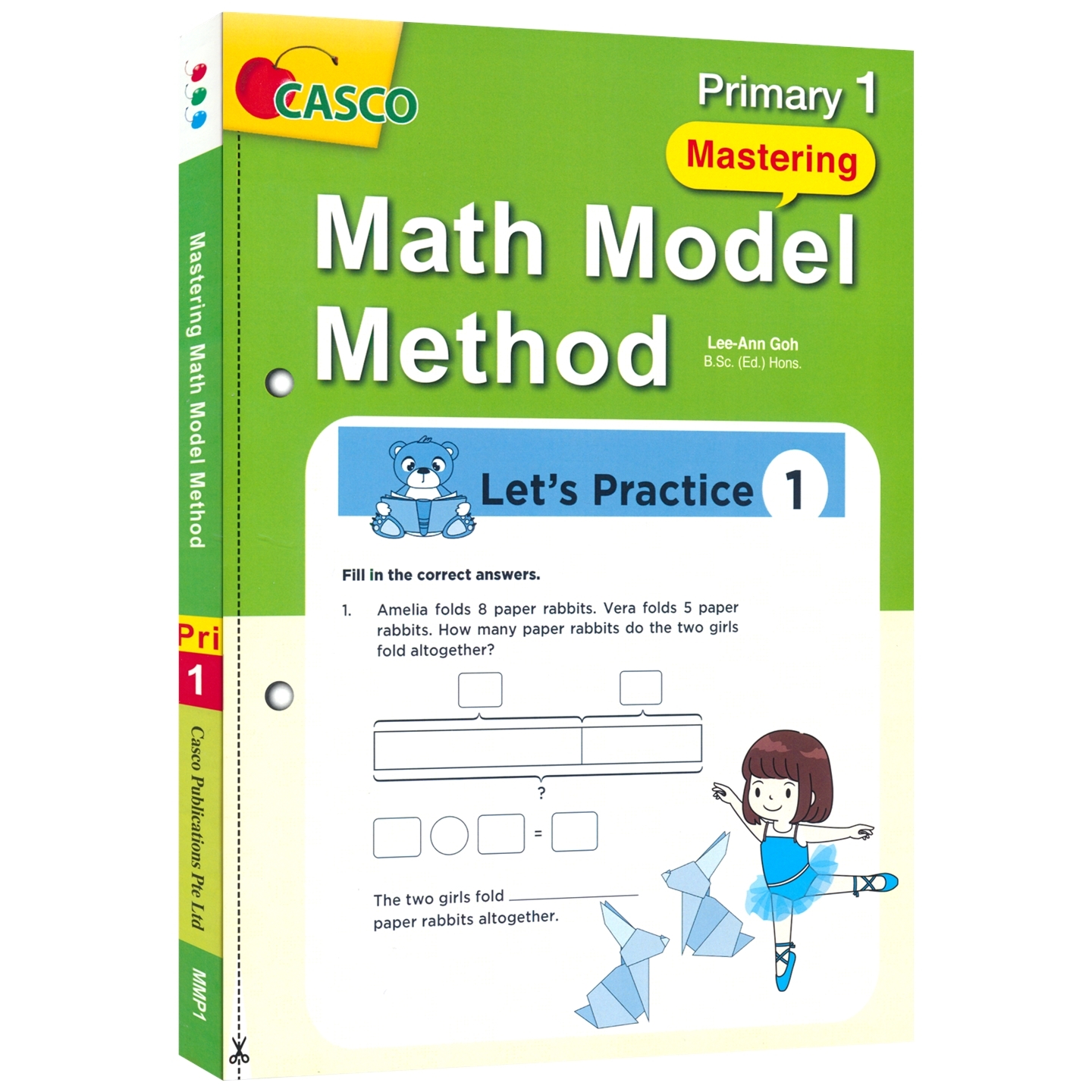 Casco Mastering Math Model Method Primary 1 新加坡数学 小学建模入门到精通 1年级 小学生数学课外练习册 英文原版进口图书