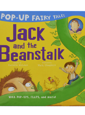 英文原版 Pop-Up Jack and the Beanstalk 杰克与魔豆 立体童话英语故事绘本 英国小老虎出版社