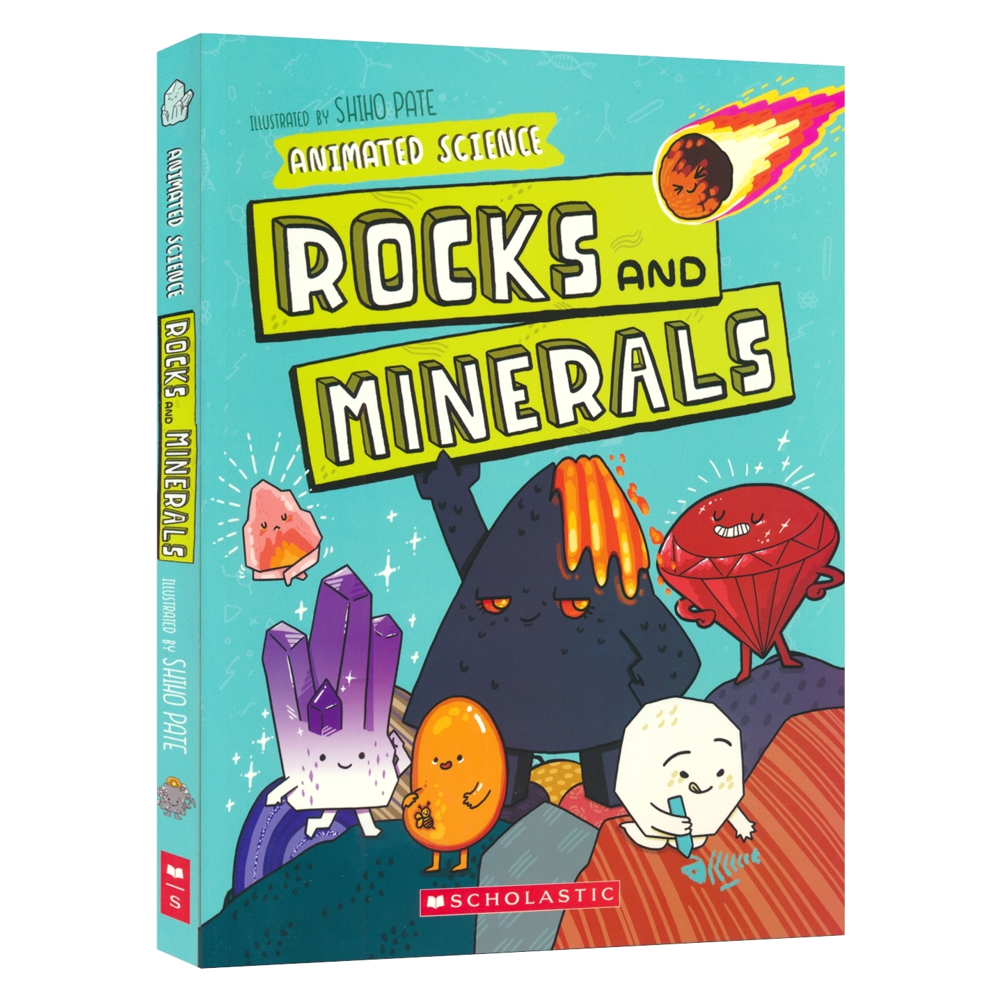 Animated Science Rocks and Minerals 动画科学 岩石和矿物 漫画科普 百科读物 英文原版进口儿童图书