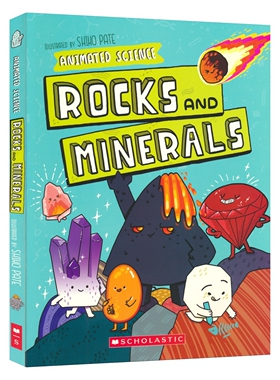 Animated Science Rocks and Minerals 动画科学 岩石和矿物 漫画科普 百科读物 英文原版进口儿童图书