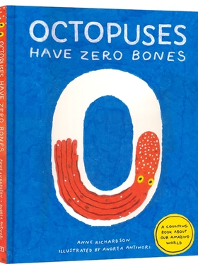 Octopuses Have Zero Bones 章鱼没有骨头 数字认知故事书 趣味计数书 全彩插图 幼儿数学启蒙 课外百科读物  5-7岁 英文原版