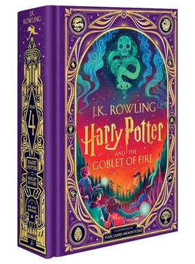 2025年新品第四部 哈利·波特与火焰杯精装（互动插图版）Harry Potter and the Goblet of Fire 英文原版魔法科幻小说 JK罗琳