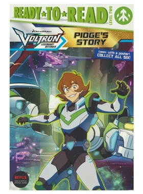 Ready to Read Pidge's Story 新战神金刚 传奇守护神 分级读物 英文原版进口儿童图书
